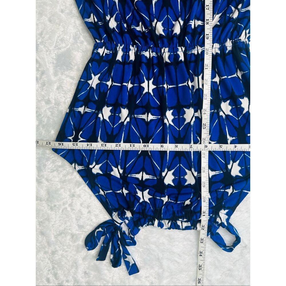 Banana Republic Womens Blue White Printed Halter Sleeveless Mini Dress Size XS - Picture 7 of 7